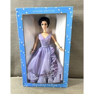Elizabeth Taylor White Diamonds Collector Doll Mattel Special Edition NIB 28076